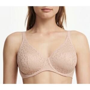 Chantelle NORAH 38H SEAMLESS COMFORT Super Soft BRA Nude Underwire 13F1 NWT $88